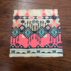 Altar’d State colorful tight skirt (size: M)